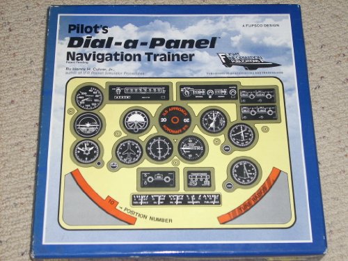 1982 Pilots DIAL-a-PANEL Navigation Trainer Boxed Kit. Visual training aid that is a personal flight simulator for radio navigation. It consists of a 248 page instructional manual and twelve, two-sided instrument discs. Advanced VRF and IFR pilots.
