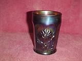 Vintage Northwood Amethyst Carnival Glass Dandelion Tumbler