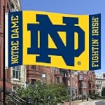 NCAA Notre Dame Fighting Irish 3-by-5 Foot Flag ND Logo with Grommets