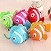 Lynnwang Design Reusable Fish Shopping Tote Bag for Kids, Pack of 6