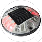 Industeq Brand LED Solar Walkway Lights / Constant On Red Color