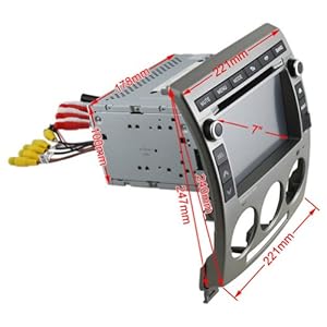 Best price for  Koolertron For Old Mazda 5 2005-2010 Multimedia In-dash Car DVD GPS Navigation Player Sat Nav 7 Inch Digital Touchscreen With Steering Wheel Control tooth iPod RDS CDC AUX video audio