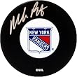 Mike Richter Autographed New York Rangers Hockey Puck