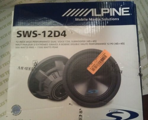 12 inch alpine type s