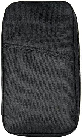 Travel Wallet, Elonbo (Black) Multi-function Travel Passport Credit Id Card Cash Holder Organizer Wallet Purse Case Bag Water-proof Material Large Capacity For Men Women
