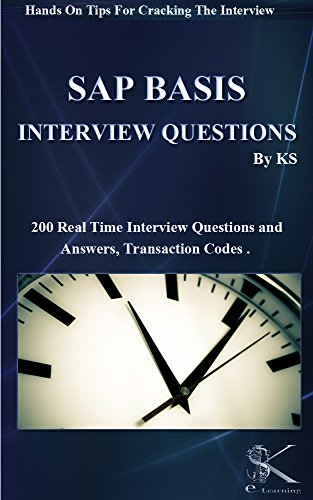 SAP BASIS INTERVIEW QUESTIONS: Hands On Tips For Cracking The Interview