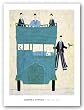 On the Bus by Annora Spence 20"x26.5" Art Print Poster
