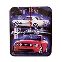 Mustang Logo Button Tin Clock
