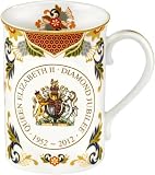 Royal Worcester Queen Elizabeth II Diamond Jubilee Mug