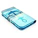 Galaxy S3 Case, Tradekmk(TM) Latest Fashion Luxury PU Leather Folio Magnet Wallet Stand Case Cover [Huge Upright Anchor] Compatible with Samsung Galaxy S3 i9300-[+Stylus+Screen Protector+Cleaning Cloth]