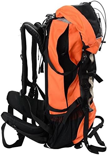 90l Professional Large Backpack Bag Camping Hiking Internal Frame Orange