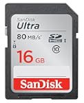 SanDisk 16GB Class 10 SDHC UHS-I Up t...