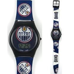 Edmonton Oilers Fan Series Kids Digital Watch - NHL Hockey Fan Shop Sports Team Merchandise