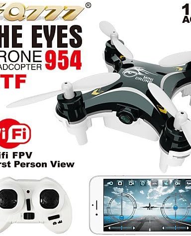 FQ777-954 The eyes RC Quadcopter Wifi Control FRV Nano Drone Smallest UAV 2.4G 4CH RC Quadrocopter RTF , red