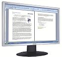 Philips 220WS8 22 Zoll Widescreen TFT LCD-Monitor DVI (Kontrast, 1000:1, 5ms Reaktionszeit) silber