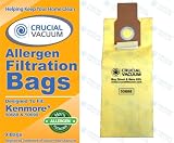 Kenmore 50688, 50690 9-Pack Allergen Filtration Vacuum Cleaner Bags - Fits Kenmore 20-5068, 20-50681, 20-50688, 20-50690, Panasonic U-2, Sanyo PU-1, Kenmore Type O, Kenmore Type U Vacuum Cleaner Bags