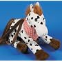 PLUSH TOY HORSE PURSE w/Zipper & Handles
