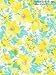 Yellow Floral Series F0221 Vinyl Tablecloth 54" X 45' Roll