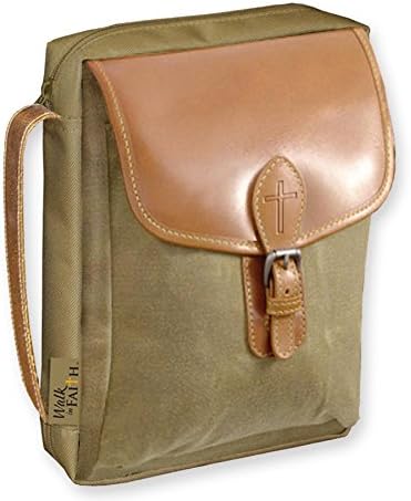 Enesco Expandable Bible Cover/Organizer With Outer Pocket (Medium)