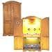 36 Plant Dual Chamber Hydroponic Grow Cabinet w/ 800w HPS Dual Lamp Systems - Wood Living Room Furniture Growing Chamber