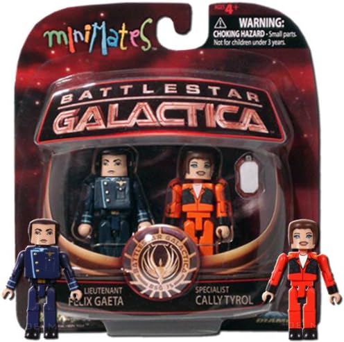 Battlestar Galactica Modern Minimates 2-Pack Series 4 Cally Tyrol & Felix Gaeta