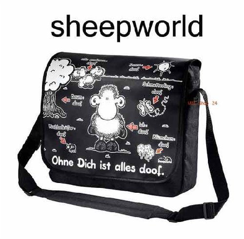 City Travel Guides Discounted  Garten & Freizeit : Sheepworld Umhängetasche "Odiad" - schwarz