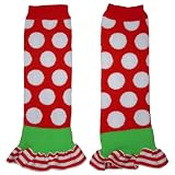 Mud Pie Stripe Holiday Leg Warmers (size 0-12 Months)