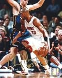 Alonzo Mourning Autographed Miami Heat 8x10 Photo