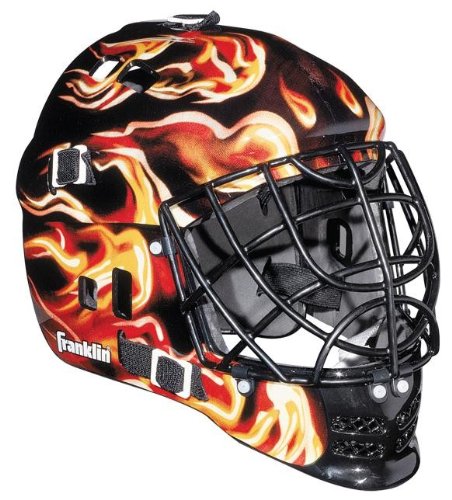 Franklin Inferno Junior Roller Hockey Goalie Mask - Flames Junior
