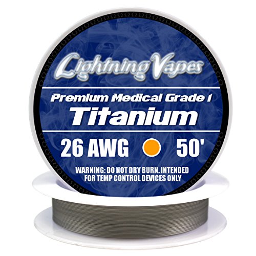 LV Titanium Grade 1 Wire 26 AWG - 50'