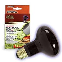 Zilla 09930 Night Black Heat Incandescent Spot Bulb, 100-Watt