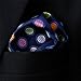 Shlax&Wing Polka Dots Multicolor Navy Dark Blue Hanky Mens Neckties