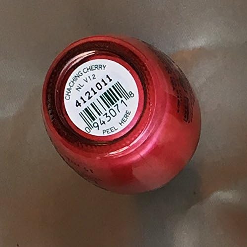 New Nail Polish Lacquer NL V12 Cha-Ching Cherry 0.5oz Bottle " Discontinued "