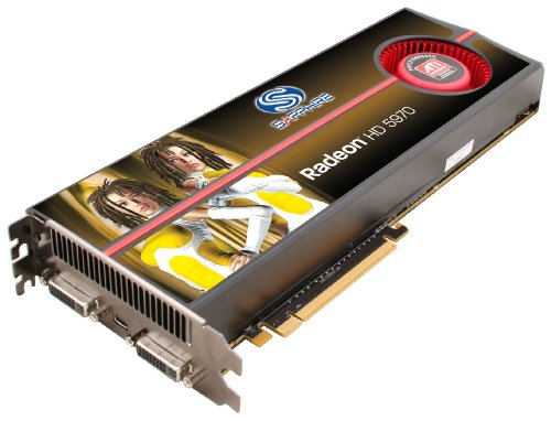 Sapphire Radeon HD 5970 2 GB DDR5 Dual DVI-I/Mini DP OverClock Edition PCI-Express Graphics Card 100280OC-2SR