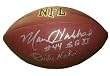 Oakland Raiders Legend Marv Hubbard Autographed NFL Wilson Composite Football Featuring "SB XI" & "Raider Nation" Inscription! Proof Photo