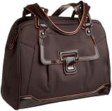 Cross Town AC187-2 Ladies Computer Bag Collection Mayfair Medium Tote with Complimentary Mini Pen In Pen Charm Sleeve (Brown Twill)