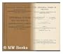 The Abnormal Forms of Tetanus : a Clinical, Pathogenic, Prophylactic, and Therapeutic Survey / by M. Courtois-Suffit & R. Giroud ; Edited by Sir David Bruce and Frederick Golla
