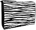 Zebra Print 15.4 inch Laptop Padded Compartment Shoulder Messenger Bag for K-Cliffs Lifestyle