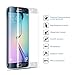 Samsung Galaxy S7 Edge Screen Protector, Chirisen Tempered Glass Cell Phone Touch 3D Full Coverage Screen Protector with Bubble Free, Anti Glare Scratch Reflective, High Definition (Transparent)