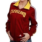 Cleveland Cavaliers NBA Womens On Curt Track Jacket, Wine Red (Medium) Amazon.com