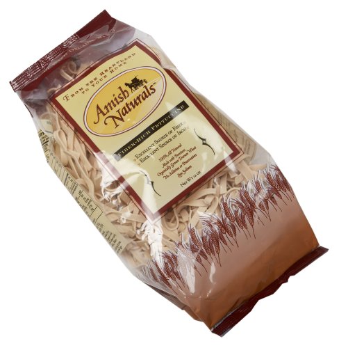 Amish Naturals Fiber Rich Fettuccine, 12-Ounce Packages (Pack of 6) by Amish Naturals