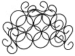 Oenophilia 7-Bottle Minuet Wine Rack