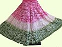 BEADED BANDHANI BANDINI BOHO GYPSY FULL INDIAN SKIRT