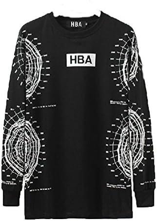 EXO Chanyeol Hoodie Roommate Spider Web Printing GOT7 Jackson Chan Yeol Sweater (Black, M)