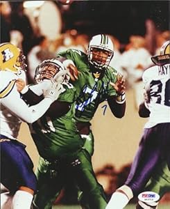 Byron Leftwich Autographed/Hand Signed 8x10 Photo Marshall PSA/DNA #S43716