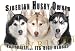 Siberian Husky Mouse Pad Dog Mousepad Vice Versa