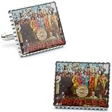 Beatles Sgt Peppers Lonely Heart Clubs Band Stamp Cufflinks