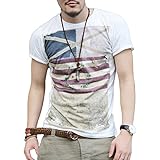 MIOIM Tシャツ メンズ ブランド 半袖 ｔシャツ シャツ カットソー トップス 男の子 人気 コットン カッコイイ 男性の魅力を見せる一枚