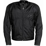 Alpinestars Air-Flo Men's Textile Street Motorcycle Jacket - Color: Black, Size: Large