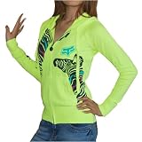 Womens Finest FOX RACING Fauna Athletic Hoodie / Jacket Sweatshirt